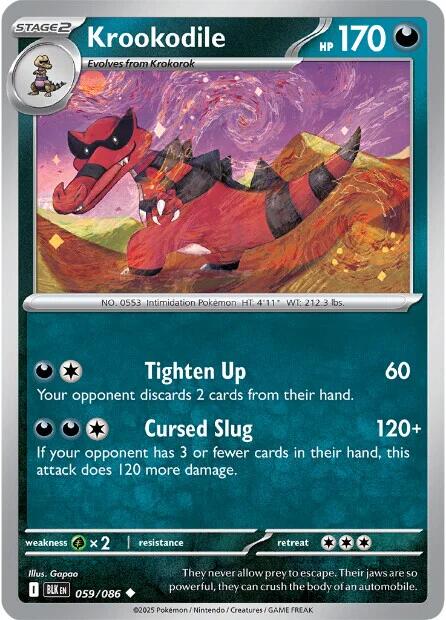 Krookodile - 059/086 - (SV: Black Bolt)