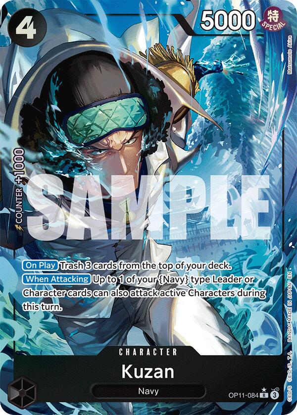 Kuzan (Alternate Art) - OP11-084 - (A Fist of Divine Speed)