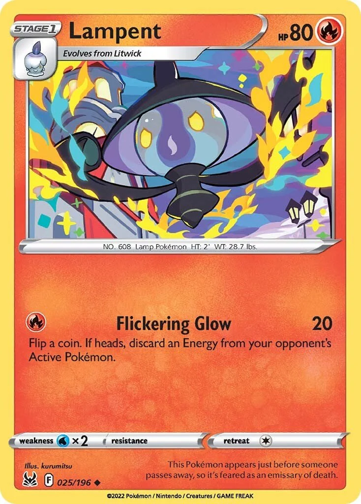 Lampent - 025/196 - (SWSH11: Lost Origin)