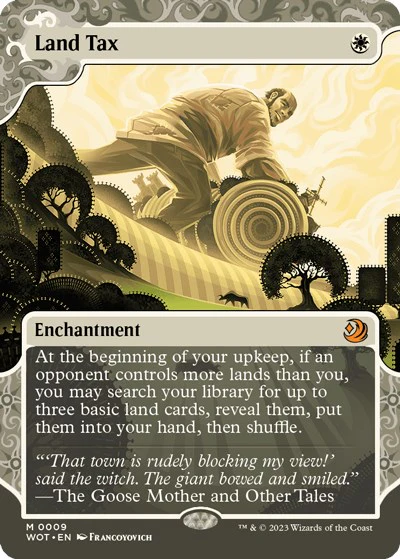 Land Tax - 9 - (Wilds of Eldraine: Enchanting Tales)