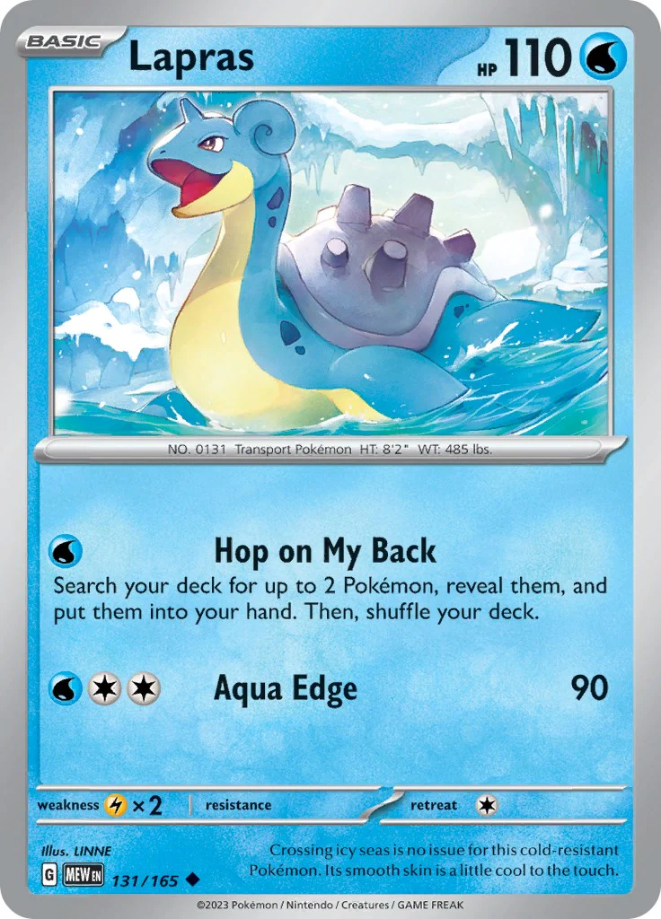 Lapras - 131/165 - (SV: Scarlet & Violet 151)