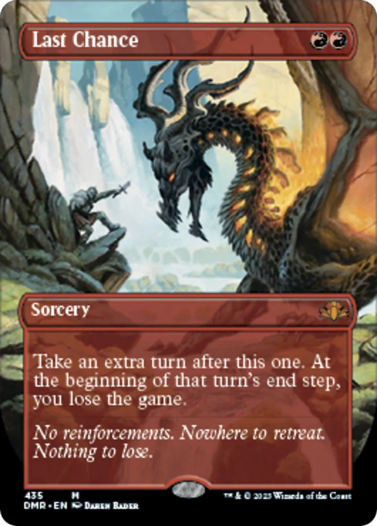 Last Chance (Borderless) - 435 - (Dominaria Remastered)