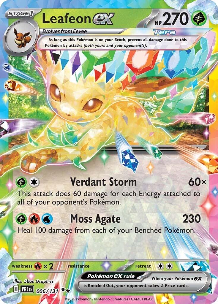 Leafeon ex - 006/131 - 006/131 - (SV: Prismatic Evolutions)