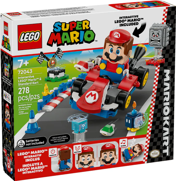 LEGO Mario Kart: Interactive LEGO Mario & Standard Kart (72043) - Image 3