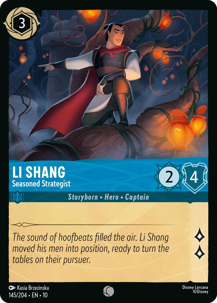 Li Shang - Seasoned Strategist - 145/204 - (Whispers in the Well)