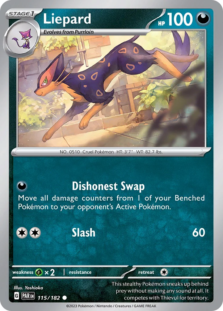 Liepard - 115/182 - (SV04: Paradox Rift)