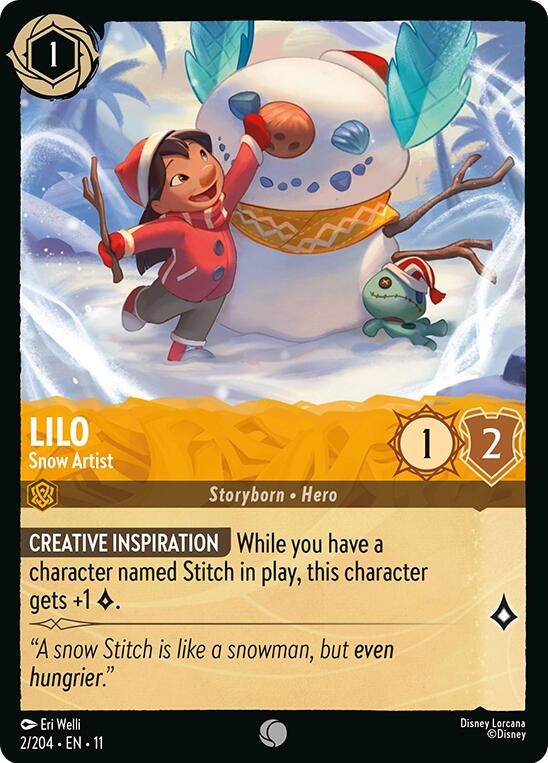 Lilo - Snow Artist - 2/204 - (Winterspell)