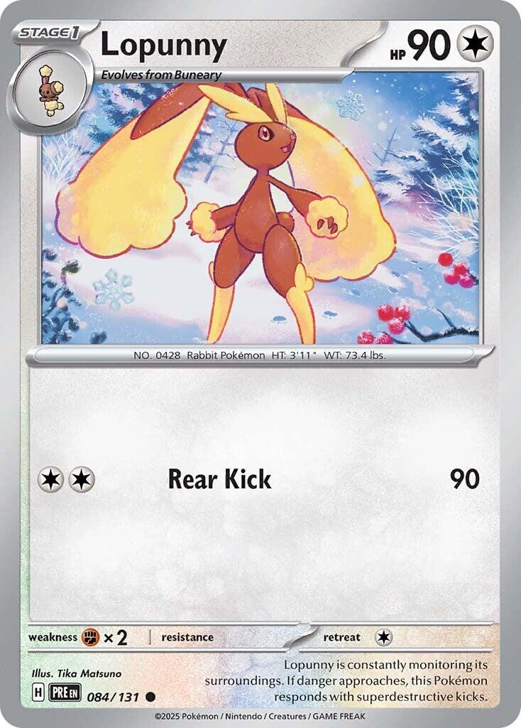 Lopunny - 084/131 - (SV: Prismatic Evolutions)