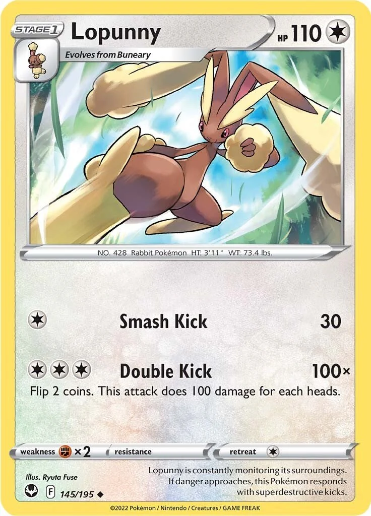 Lopunny - 145/195 - (SWSH12: Silver Tempest)