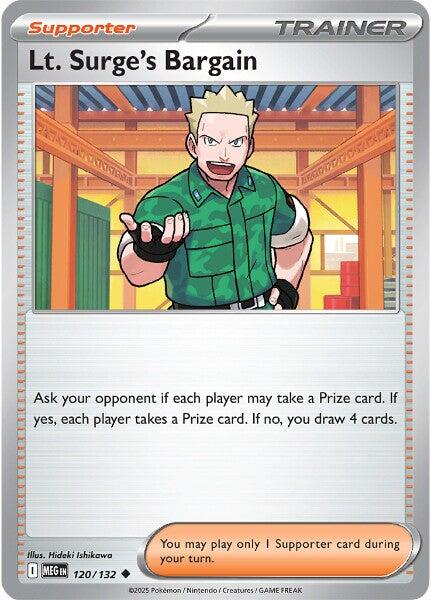 Lt. Surge's Bargain - 120/132 - 120/132 - (ME01: Mega Evolution)