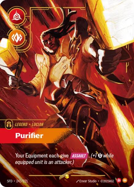 Spiritforged - Lucian - Purifier (Overnumbered) 241/221