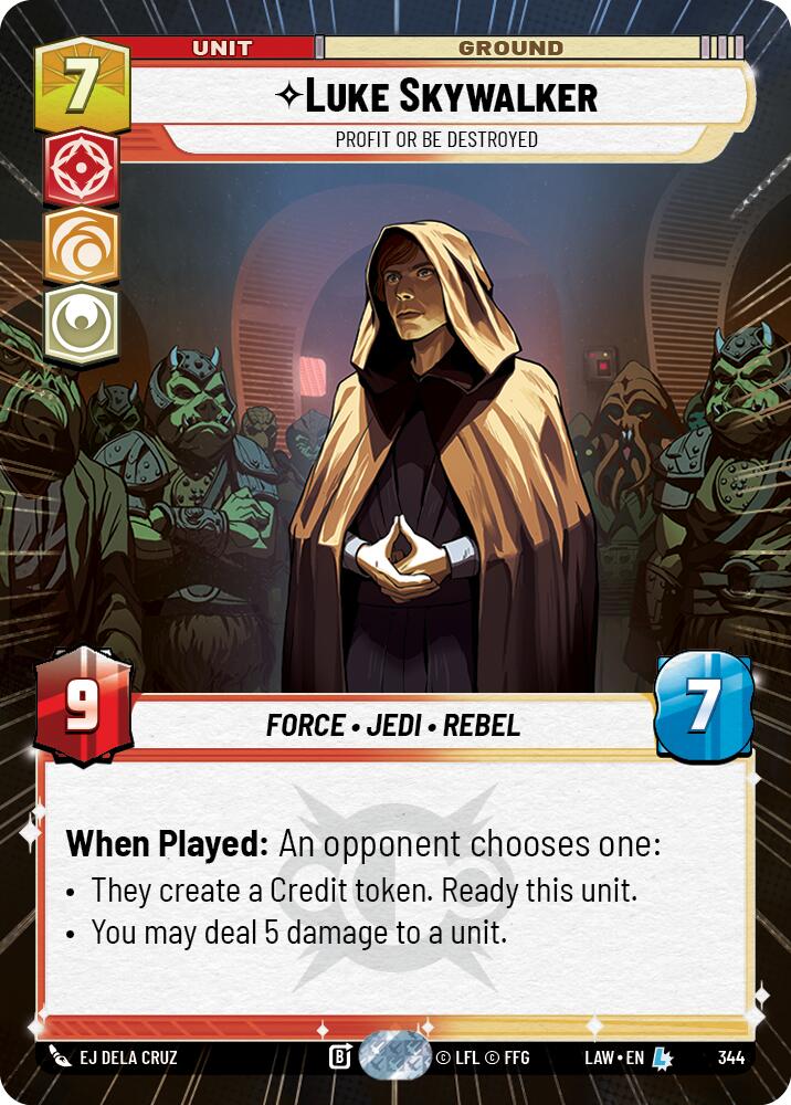 Luke Skywalker - Profit or Be Destroyed (Hyperspace) - 344 - (A Lawless Time)