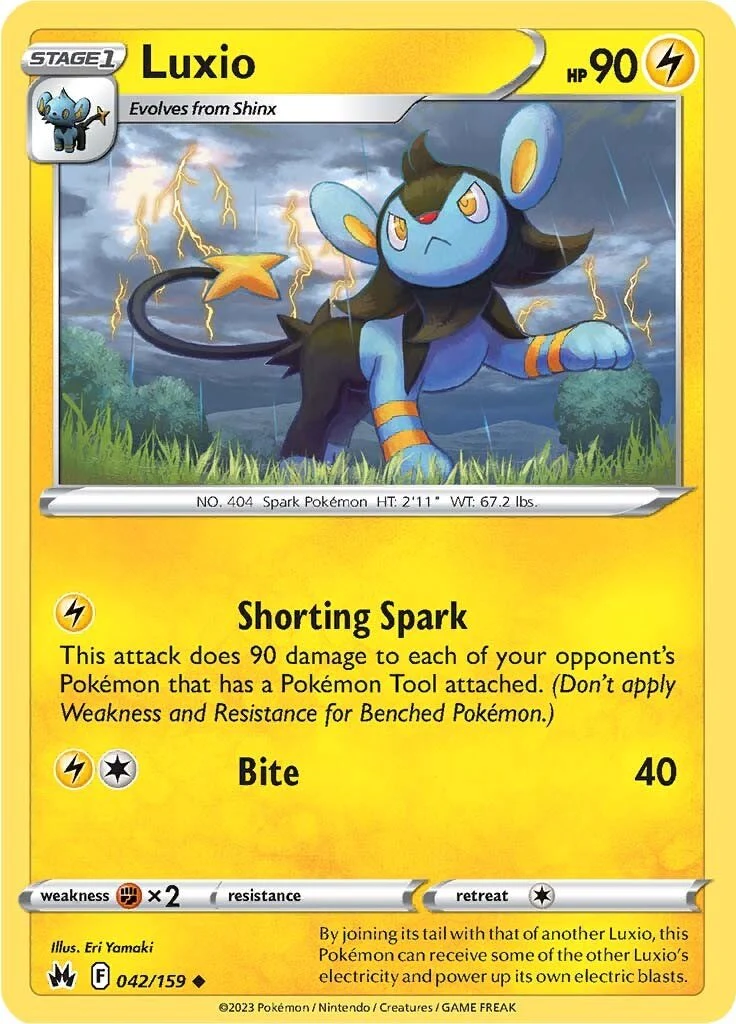 Luxio (42) - 042/159 - (SWSH: Crown Zenith)