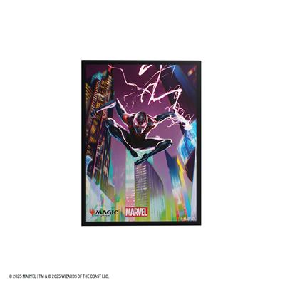 Magic: The Gathering - Marvel's Spider-Man Premium Art Sleeves - Spider-Man Miles Morales - Image 2