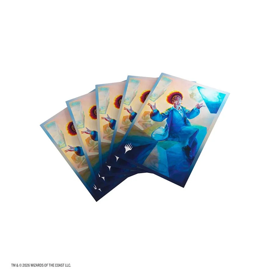 Magic: The Gathering - Secrets of Strixhaven - Premium Art Sleeves - Zimone Infinite Analyst - Image 3