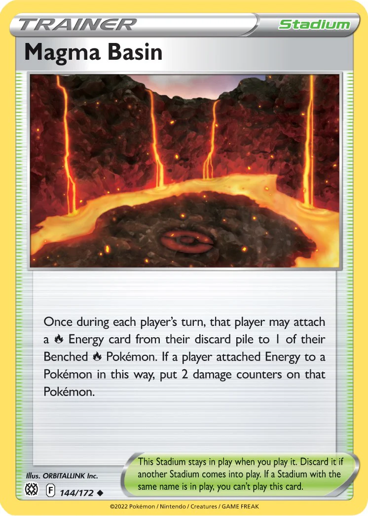 Magma Basin - 144/172 - (SWSH09: Brilliant Stars)