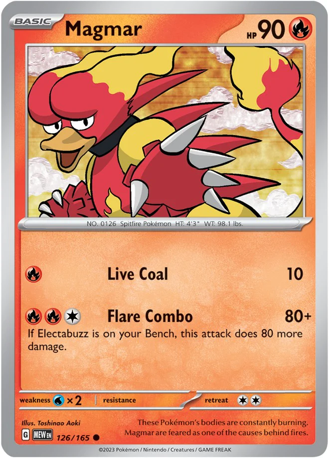 Magmar - 126/165 - (SV: Scarlet & Violet 151)