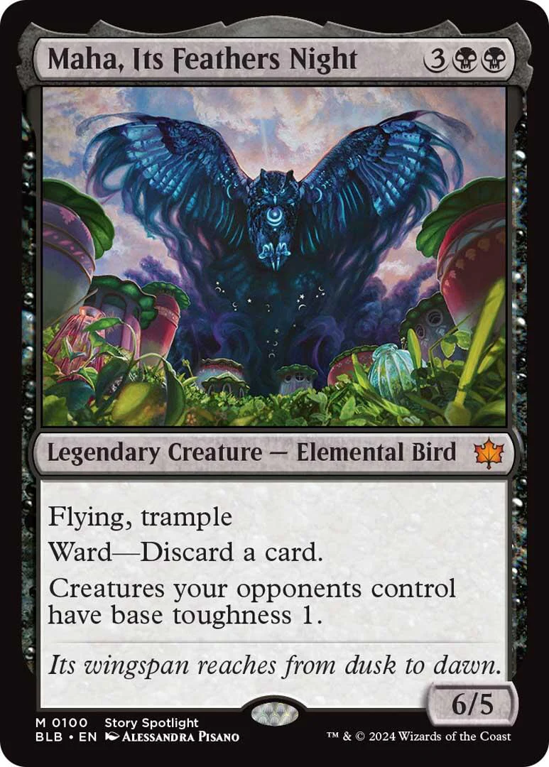 Maha, Its Feathers Night - 100 - (Bloomburrow)