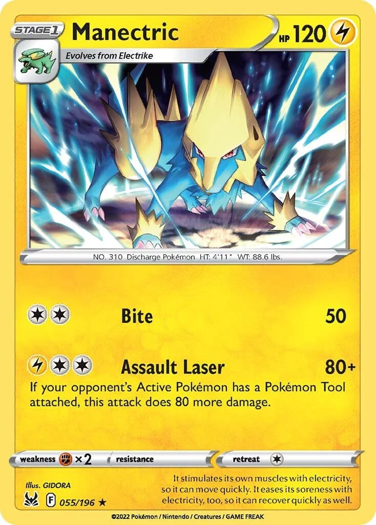 Manectric - 055/196 - (SWSH11: Lost Origin)