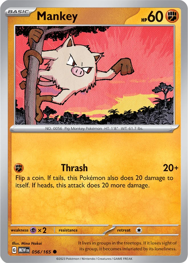 Mankey - 056/165 - (SV: Scarlet & Violet 151)