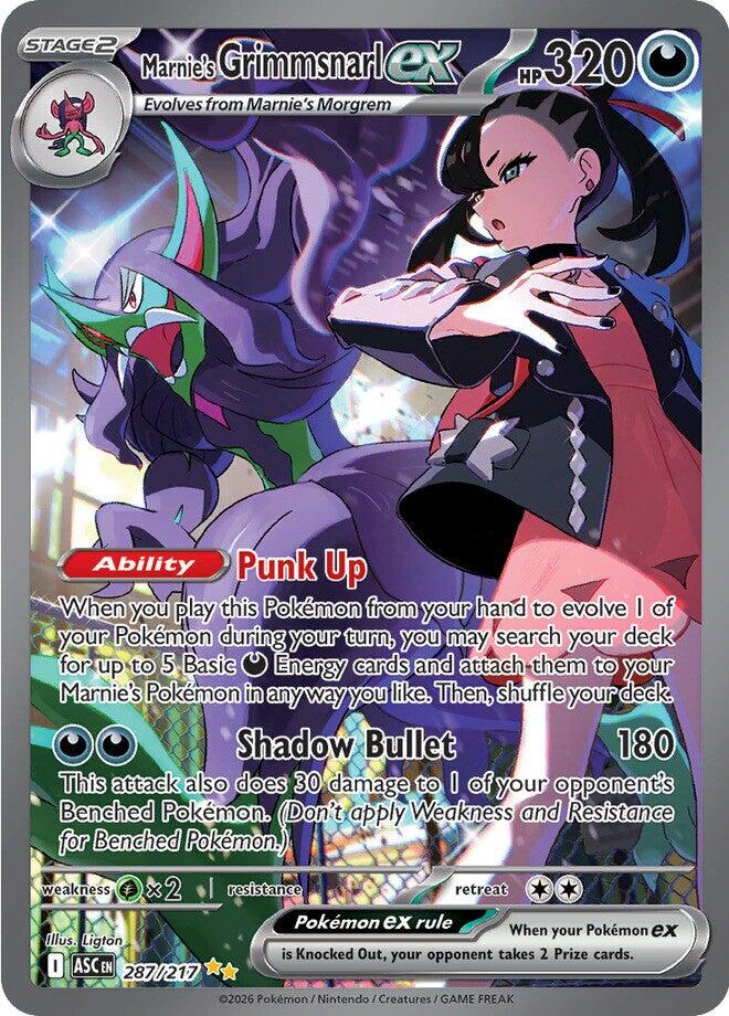 Marnie's Grimmsnarl ex - 287/217 - (ME: Ascended Heroes)