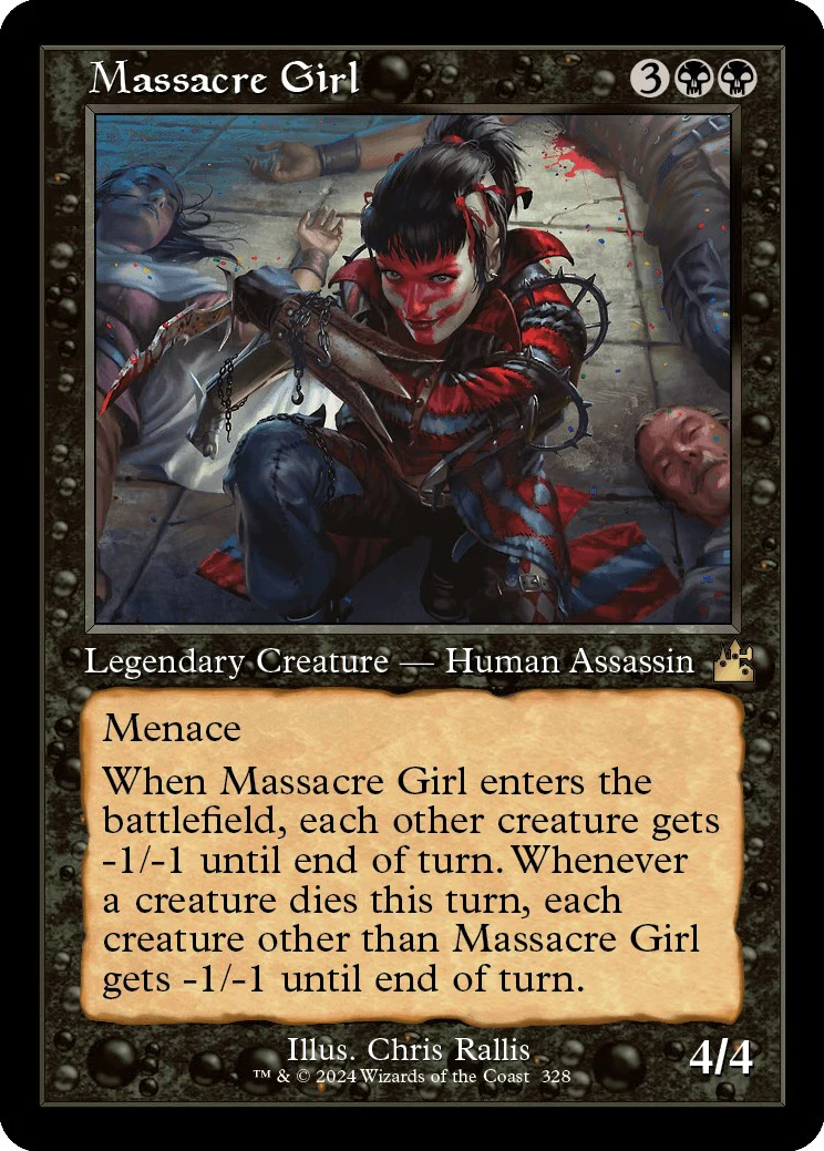 Massacre Girl (Retro Frame) - 328 - (Ravnica Remastered)