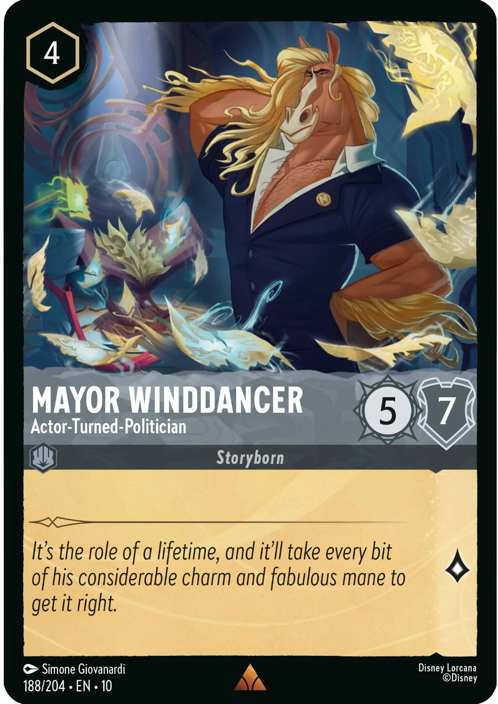Mayor Winddancer - Actor-Turned-Politician - 188/204 - (Whispers in the Well)