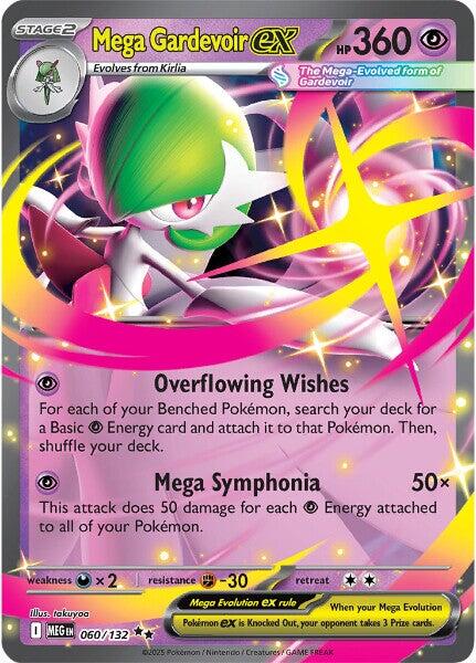 Mega Gardevoir ex - 060/132 - 060/132 - (ME01: Mega Evolution)