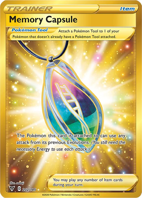 Memory Capsule (Secret) - 202/185 - (SWSH04: Vivid Voltage)