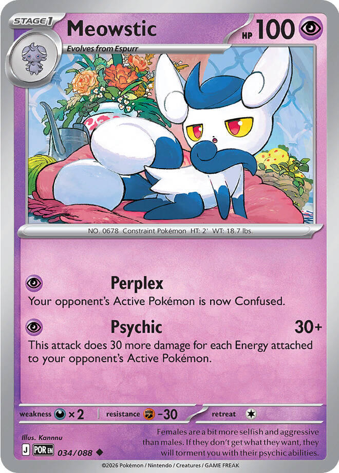 Meowstic - 034/088 - (ME03: Perfect Order)