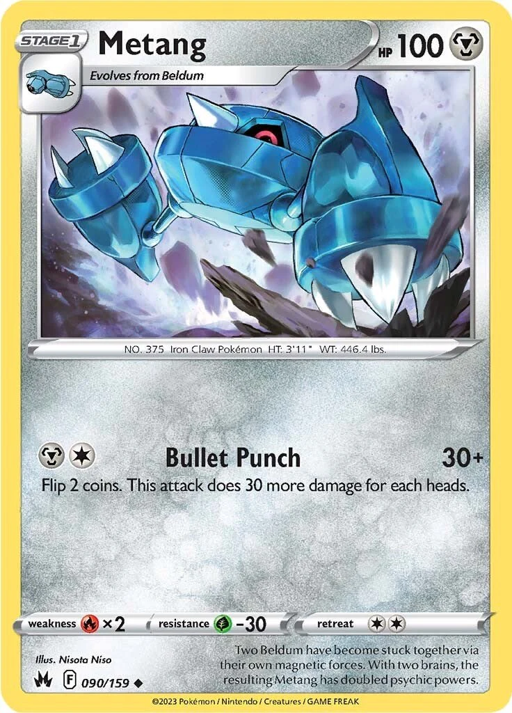 Metang - 090/159 - (SWSH: Crown Zenith)