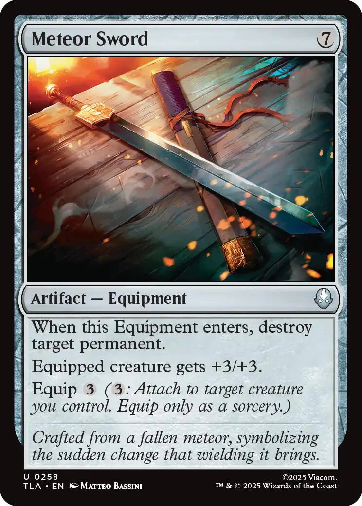 Meteor Sword - 258 - (Avatar: The Last Airbender)