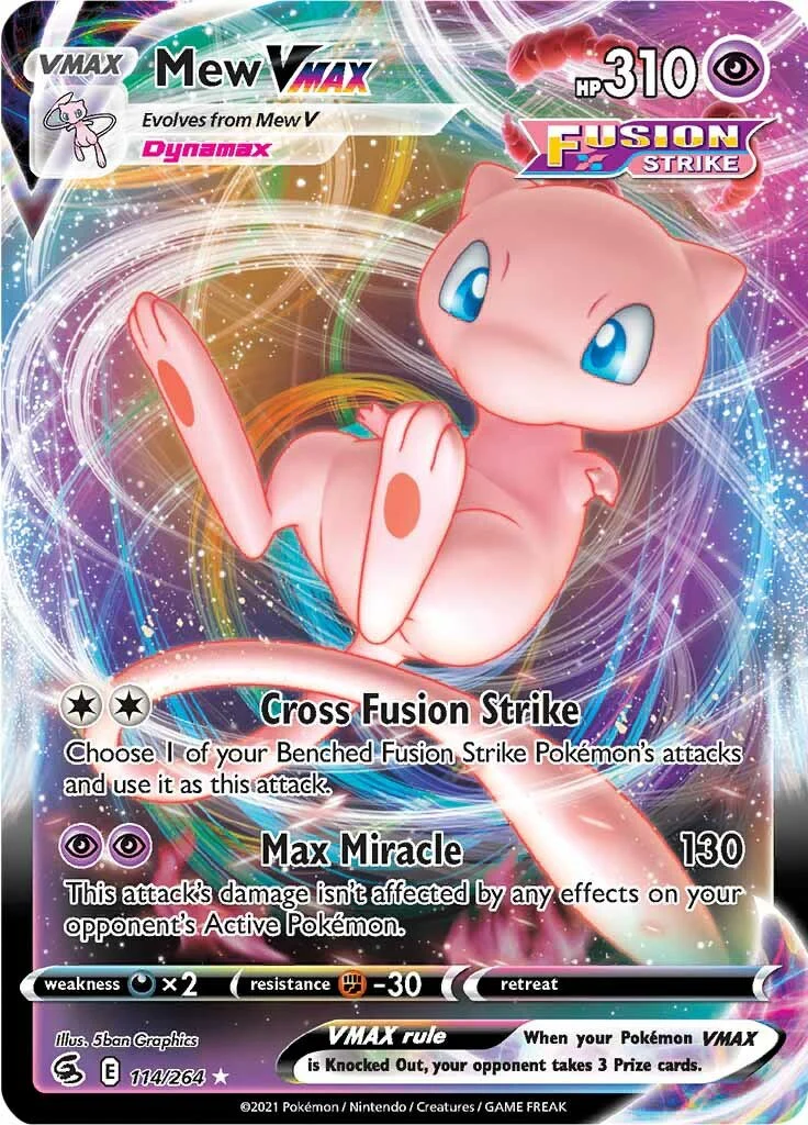 Mew VMAX - 114/264 - (SWSH08: Fusion Strike)