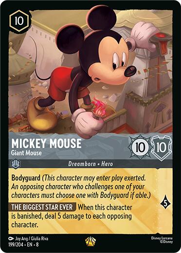 Mickey Mouse - Giant Mouse - 199/204 - (Reign of Jafar)