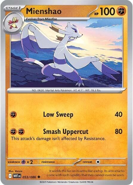 Mienshao - 053/086 - (SV: White Flare)