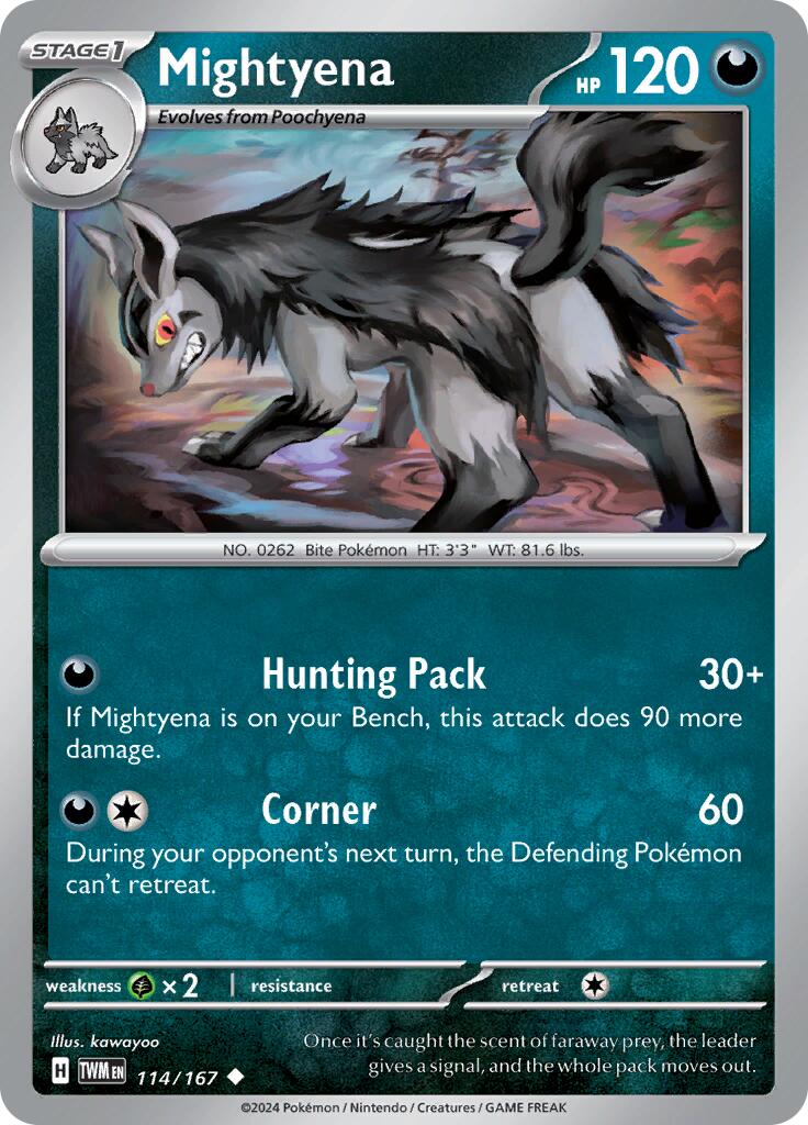 Mightyena - 114/167 - (SV06: Twilight Masquerade)