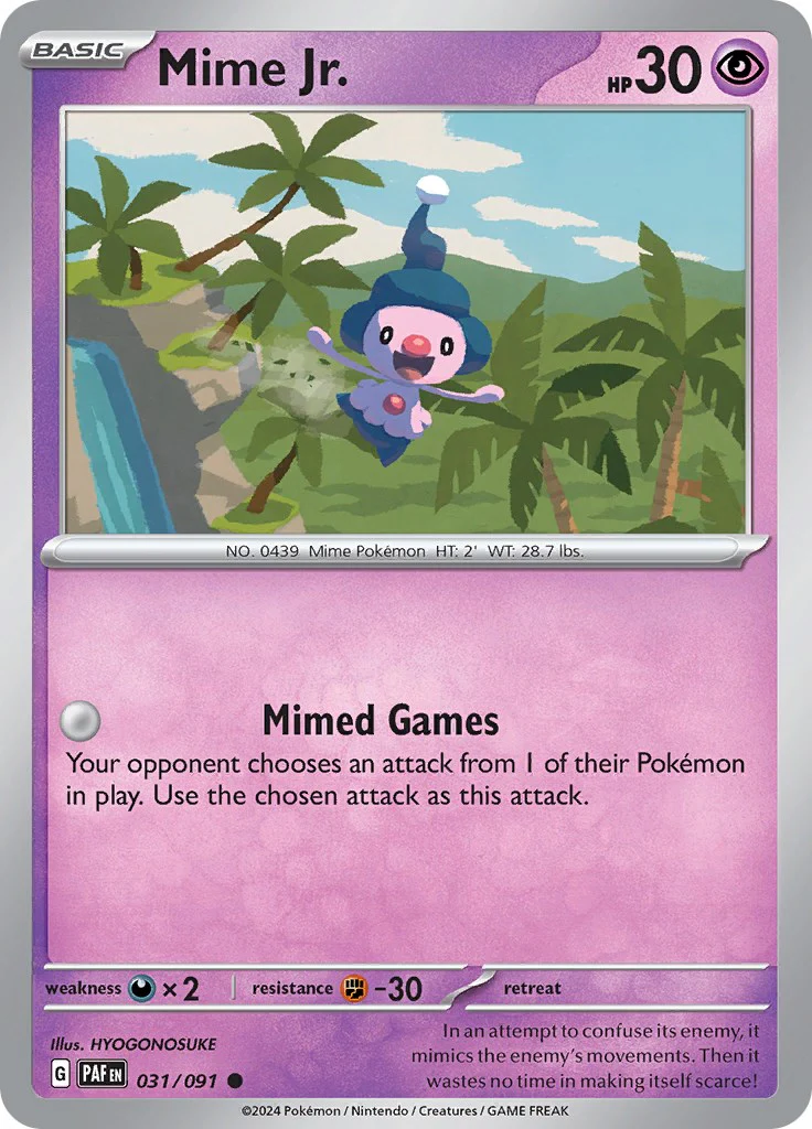 Mime Jr. - 031/091 - 031/091 - (SV: Paldean Fates)