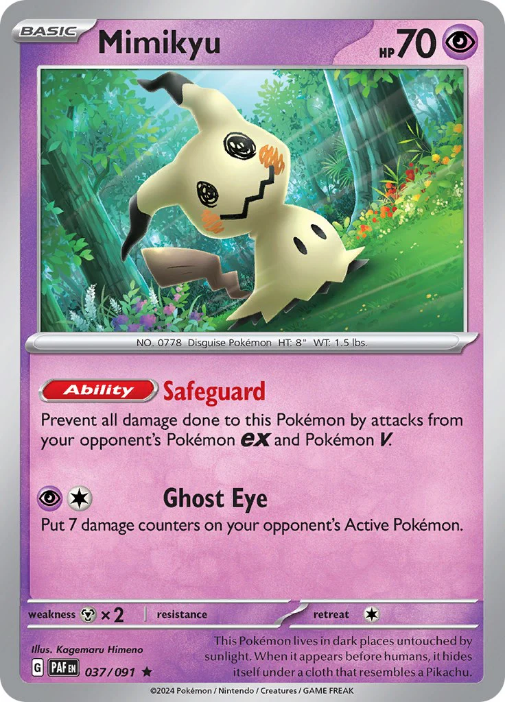 Mimikyu - 037/091 - 037/091 - (SV: Paldean Fates)