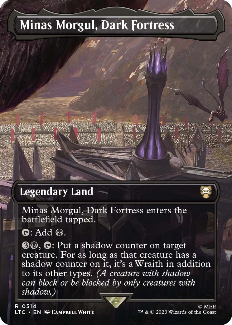 Minas Morgul, Dark Fortress (Borderless) [LTC - 514]