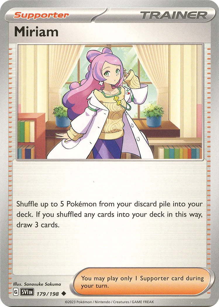 Miriam - 179/198 - 179/198 - (SV01: Scarlet & Violet Base Set)