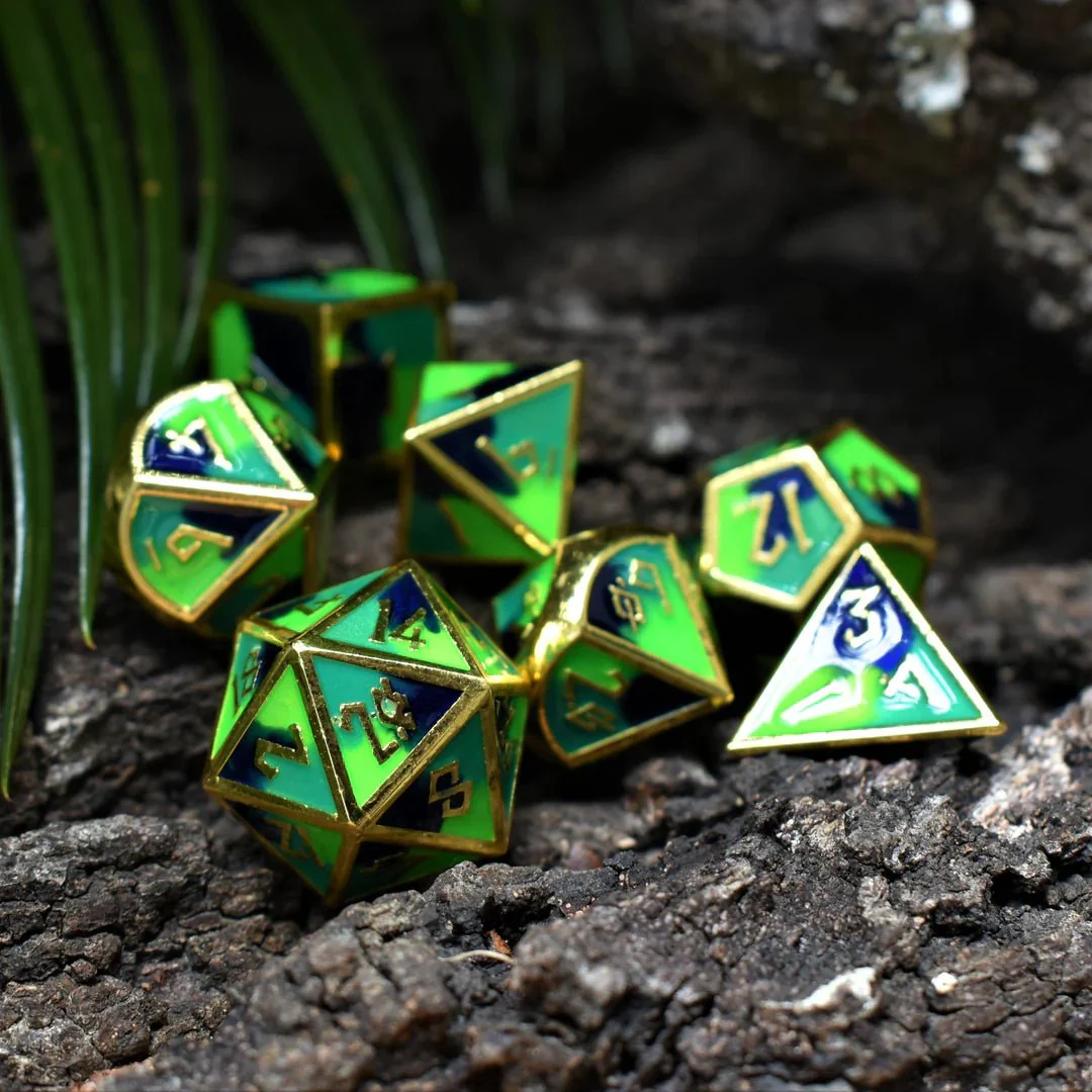 Misty Mountain Gaming: Mother Earth Metal Dice Set - Image 2