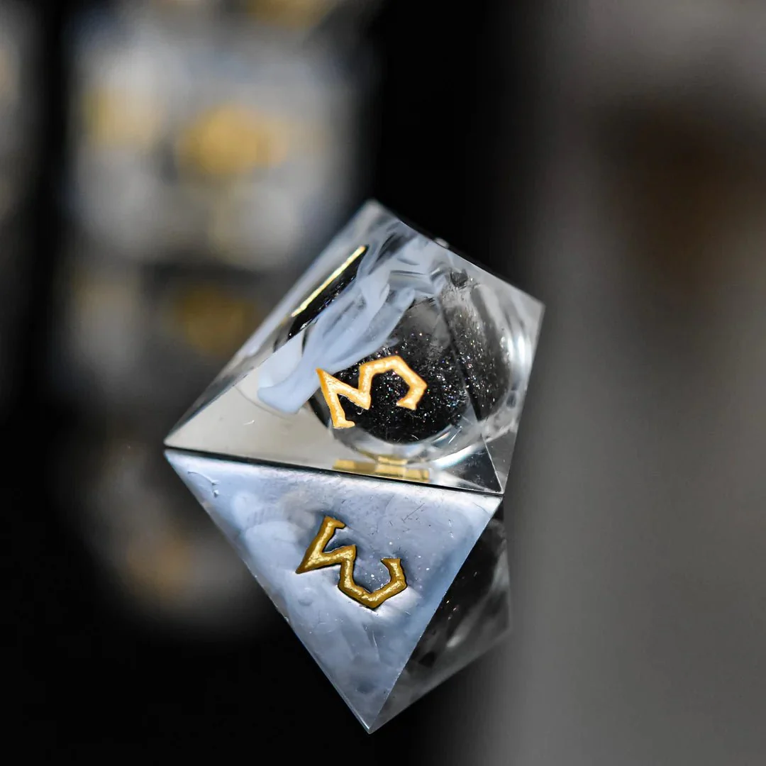 Misty Mountain Gaming: Smoke and Mirrors Liquid Core Dice Set - Image 7