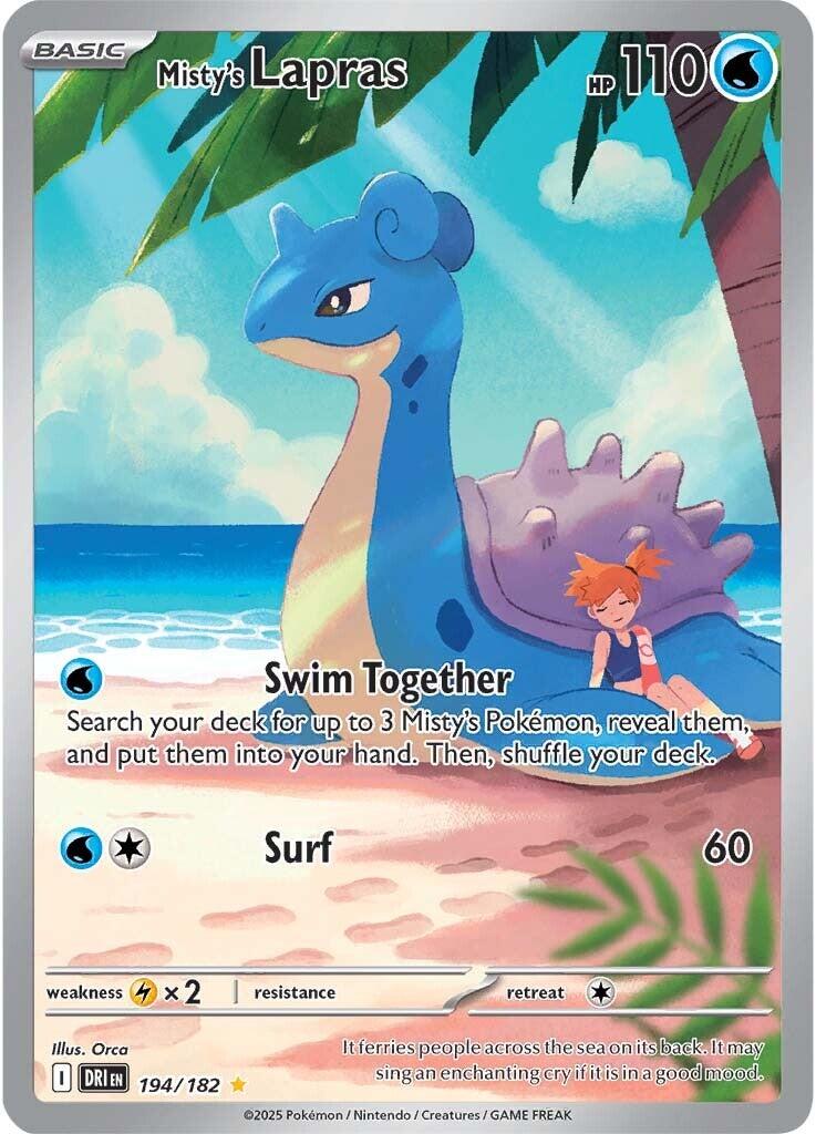 Misty's Lapras - 194/182 - 194/182 - (SV10: Destined Rivals)