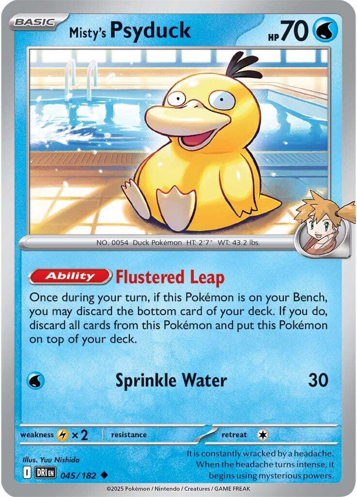 Misty's Psyduck - 045/182 - (SV10: Destined Rivals)