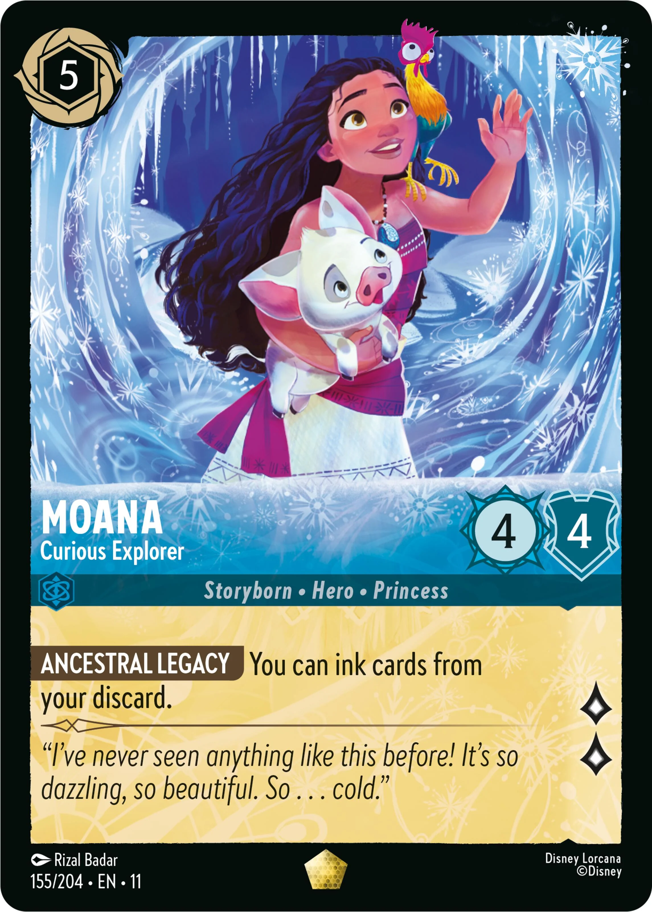 Moana - Curious Explorer - 155/204 - (Winterspell)