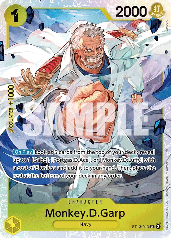 Monkey.D.Garp - ST13-013 - (Ultra Deck: The Three Brothers)