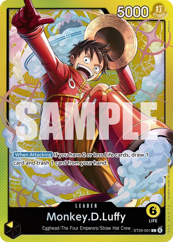 Monkey.D.Luffy (001) - ST29-001 - (Starter Deck 29: Egghead)