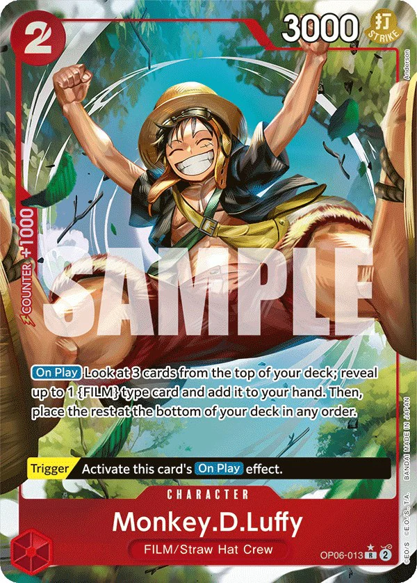 Monkey.D.Luffy (Alternate Art) - OP06-013 - (Wings of the Captain)