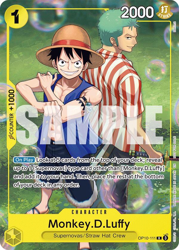 Monkey.D.Luffy (Learn Together Deck Set - Set Sail Event) - OP10-111 - (One Piece Promotion Cards)