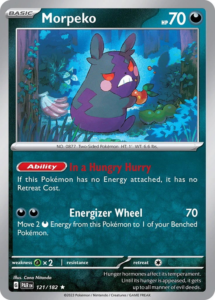 Morpeko - 121/182 - 121/182 - (SV04: Paradox Rift)